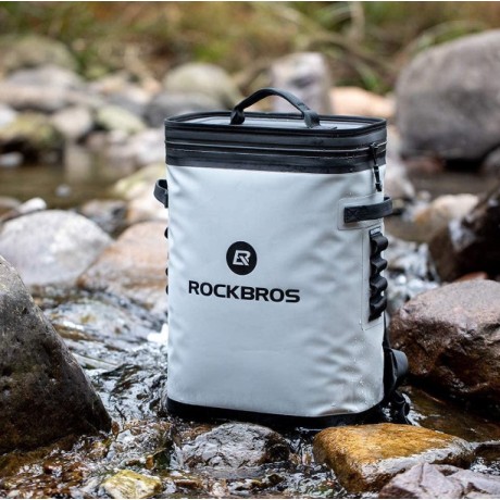 Vodotěsný chladící batoh Rockbros, 20 L, šedá