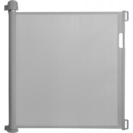 Svinovací bezpečnostní zábrana 180 x 86,5 cm, šedá