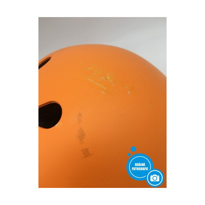 Dětská helma Crzko FX-001, 48-54cm /M, oranžová