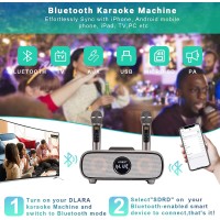 Karaoke bluetooth reproduktor SDRD SD-316, stříbrná