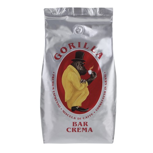 Zrnková káva Gorilla Bar Crema, 1kg