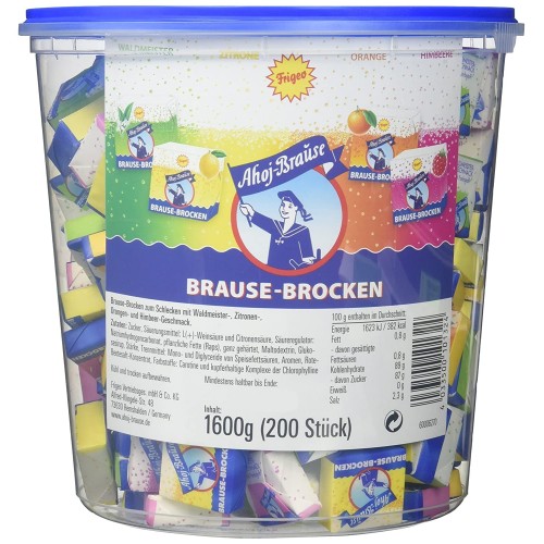 Ovocné bonbóny Frigeo Brause - Brocken, 200 ks, 1,6kg