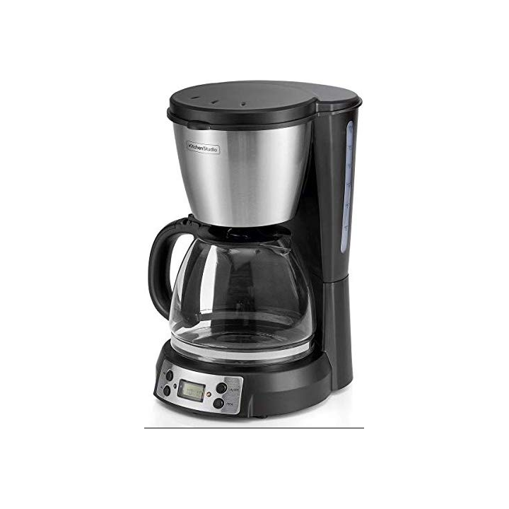 Poloautomatický kávovar Kitchen Studio KSMD250T, 1,5 L, 900 W, nerez