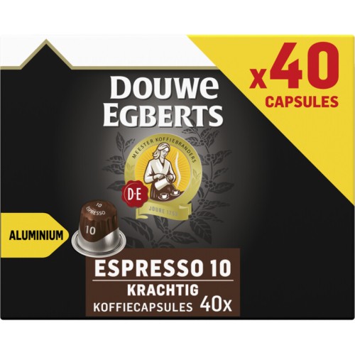 Kávové kapsle Douwe Egberts Espresso, 40 kapslí