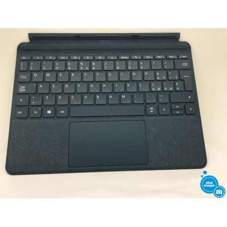Ochranný kryt s klávesnicí na tablet Microsoft Surface Go Alcantara Signature KCS-00030, modrá