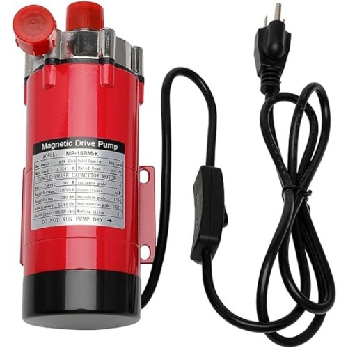Magnetická pumpa s potravinářským čerpadlem Harpoon  MP-15RM-K, 110 V, červená