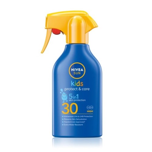 Nivea Sun Kids Protect & Care SPF30 5v1 spray na opalování 270 ml