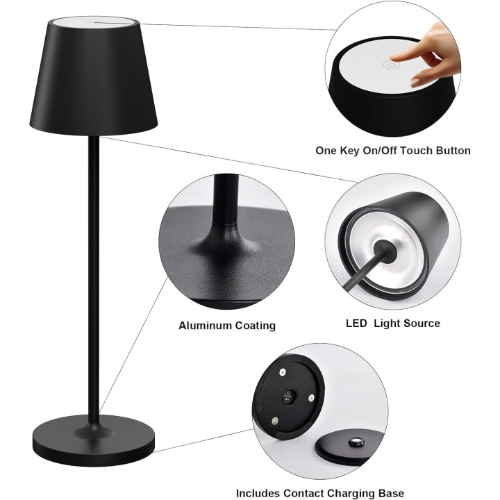 2 Stolní lampy Klighten, 3W