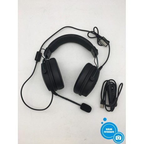 Herní sluchátka s mikrofonem Fnatic React+, C-HS0004, černá