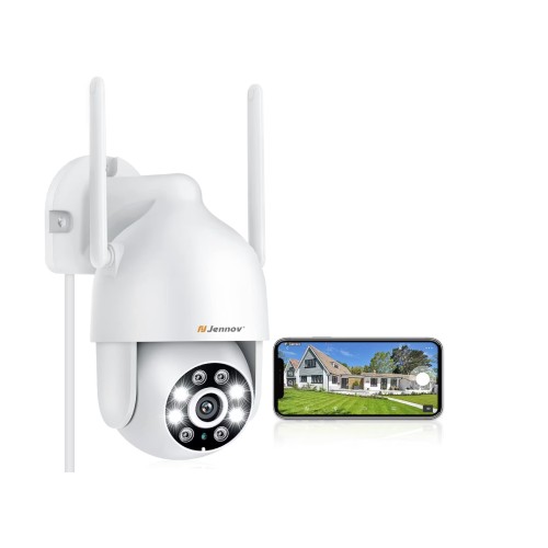 Venkovní bezpečnostní Wi-Fi kamera Jennov H-Series, P31, bílá