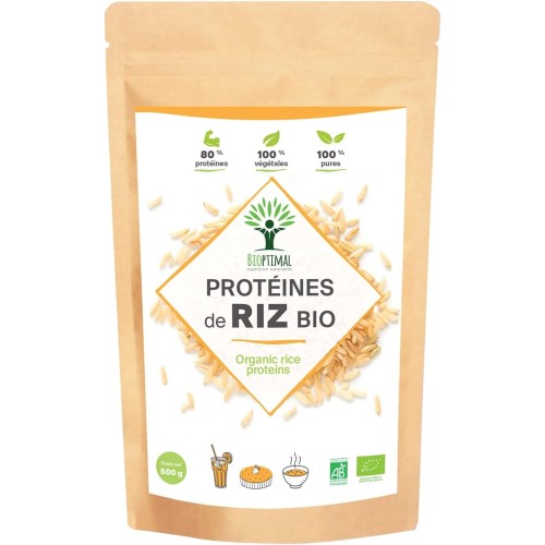 Rýžový protein Bioptimal, 500 g