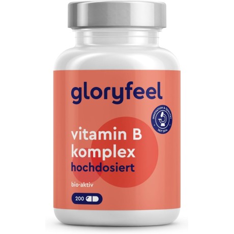 Doplněk stravy Gloryfeel vitamin B komplex, 200 kapslí