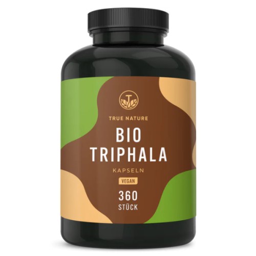 Doplněk stravy True Nature Bio Triphala, 360 kapslí