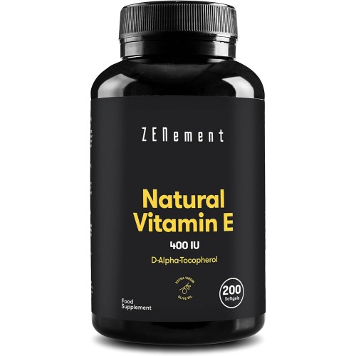 Doplněk stravy Zenement Natural Vitamin E, 200 tobolek