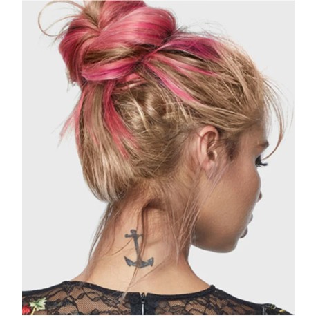 Make-up na blond vlasy L’Oréal Paris Colorista Hair, 9 Hot pink, 30 ml
