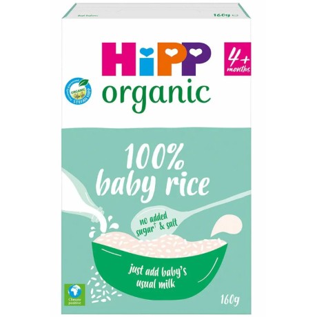 Dětská rýže 4m+ Hipp Bio 100%, 160 g