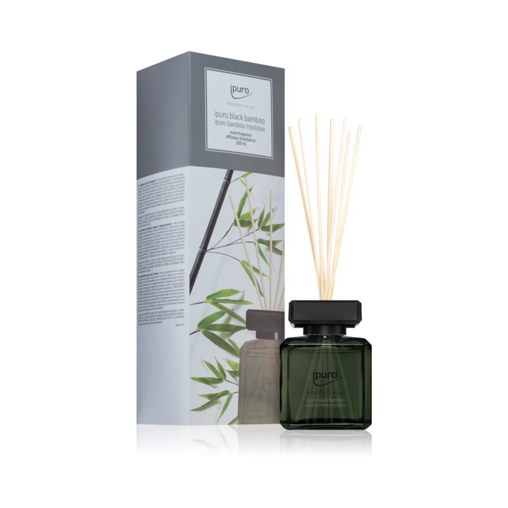 Aroma difuzér Ipuro black bamboo, 50 ml