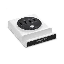 Multifunkční USB nabíjecí stanice s OTG a USB Hub - 20352, bíločerná
