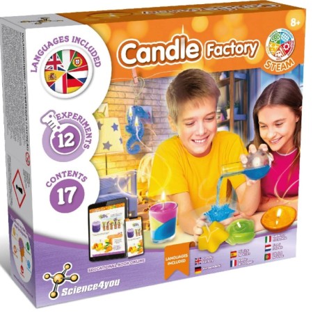 Sada na výrobu svíček Science4you Candle Factory