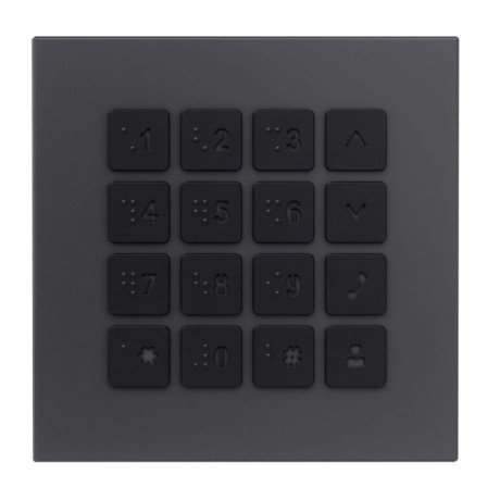Dveřní intercom systém Goliath hybrid Keypad modul, černá