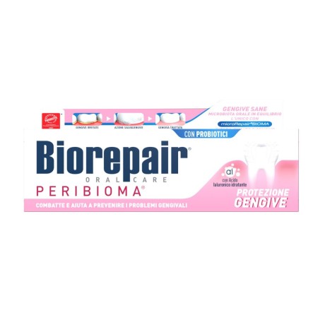 Zubní pasta na ochranu dásní s probiotiky Biorepair Peribioma, 60ml