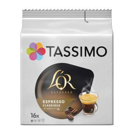 Kávové kapsle Tassimo Espresso Classique, 16 kapslí