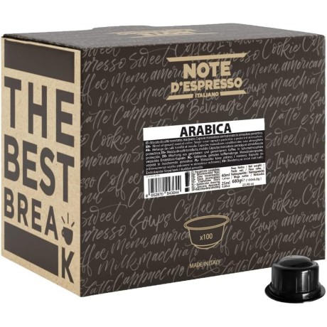 Kávové kapsle Note D´Espresso, Arabica, 100 kapslí