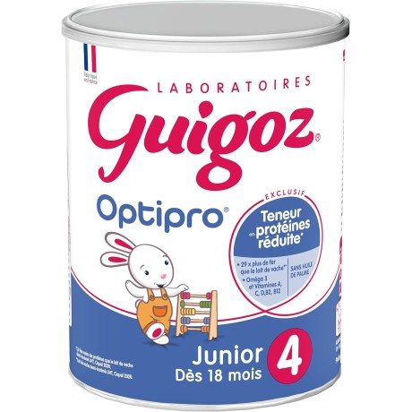 Kojenecké mléko Guigoz Optipro 4, od 18 měsíců, 900 g