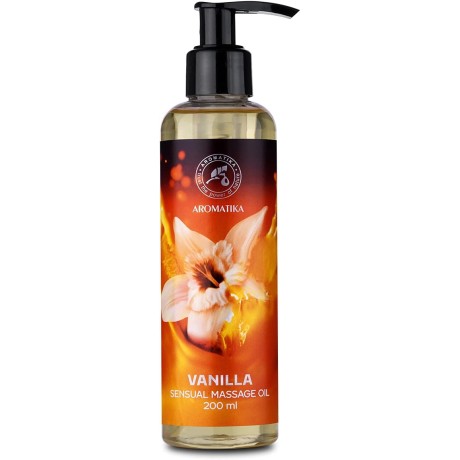 Masážní olej vanilka Aromatika, 200 ml