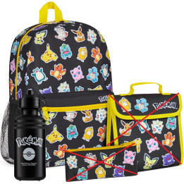Dětský batoh s láhví Pokemon Kids AOP