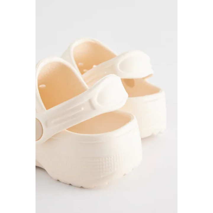 Dětská nazouváky Crocs Next, bílé, velikost 25,5