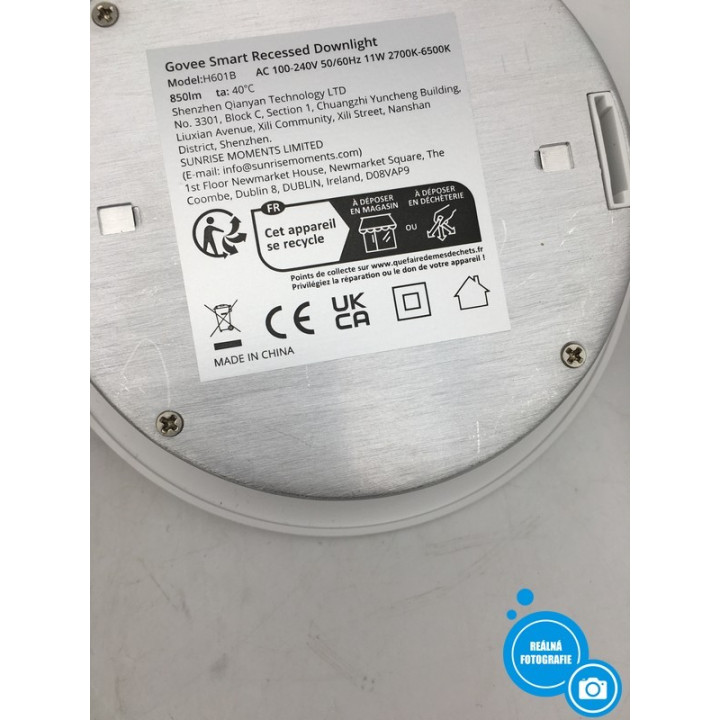 SMART RGBWW vestavěná světla Govee H601B, 11W, 4ks