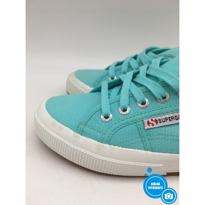 Dámské boty Superga 2750-Lamew, barva tyrkysová, vel. EU 36
