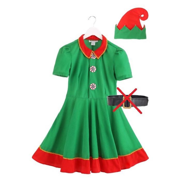 Dámský kostým Vánoční elf, vel. M