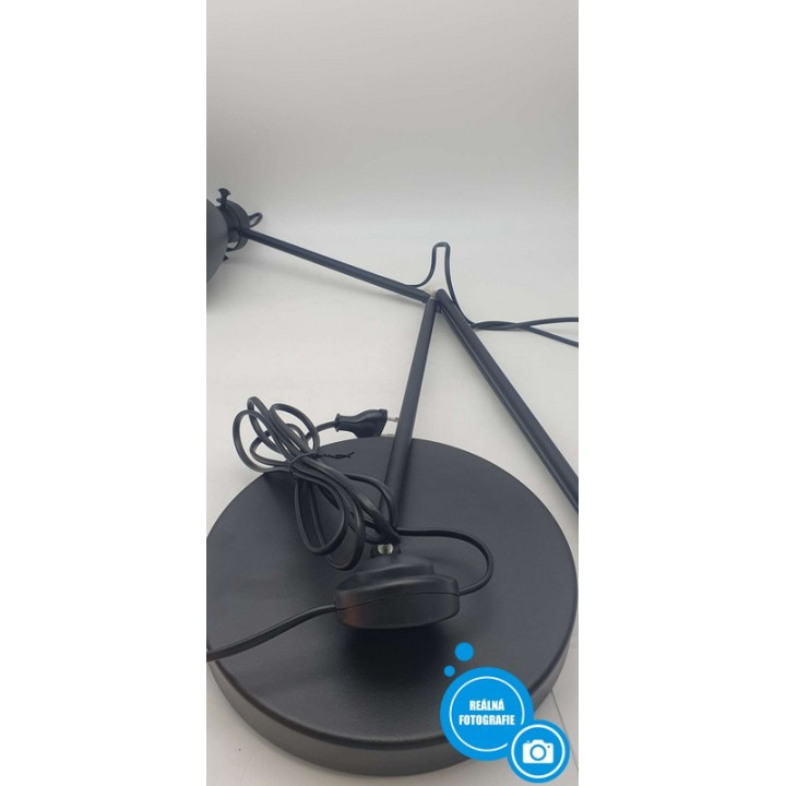 Stojací lampa Priddy Eglo 49471, 40W, černá