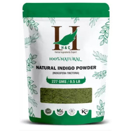 Přírodní indigový prášek na barvu vlasů H&C herbal ingredients Expert 227gms/0.5LB, 227g