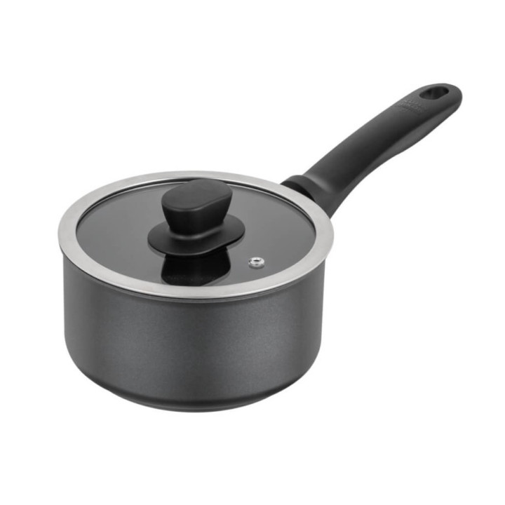 Hrnec s rukojetí Kuhn Rikon New Life, 18cm, 2l, černá