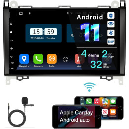9" Bluetooth autorádio Amaseaudio Amase-0001, 2/32GB, Android 11