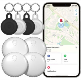 SMART Bluetooth lokalizátor Tagukioo Finder Tag , pro iOS, 4 ks