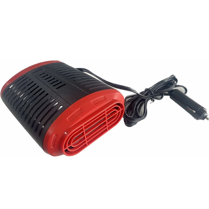Ventilátor do auta Auto Heater Fan MJ509D,12V, 150W, červeno-černá