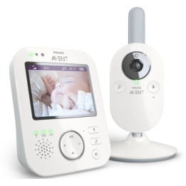 Dětská videochůvička Philips Avent SCD843/01, bílá/šedá