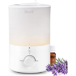 Zvlhčovač vzduchu s nočním osvětlením Levoit Dual 150 (LUH-D302-WEU), 25 W, bílá