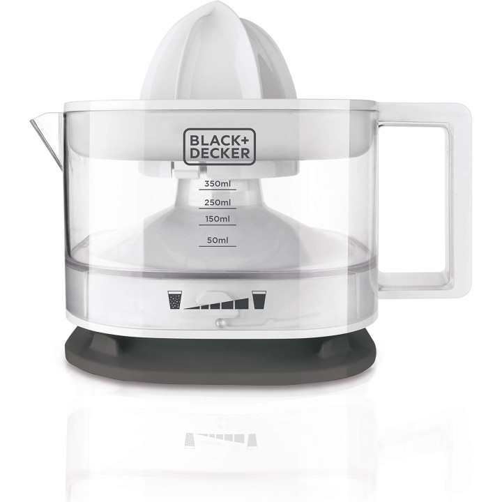 Elektrický odšťavňovač na citrusy Black+Decker ES9240060B BXCJ25E, 25W, bílá