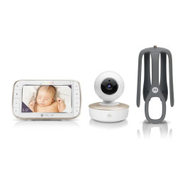 5" dětská videochůvička s držákem Motorola VM855, bílá