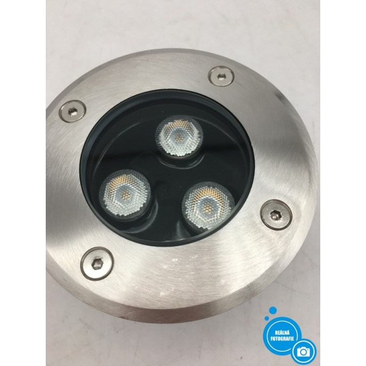 LED venkovní zapuštěné světlo MH-DMD-01, 3W