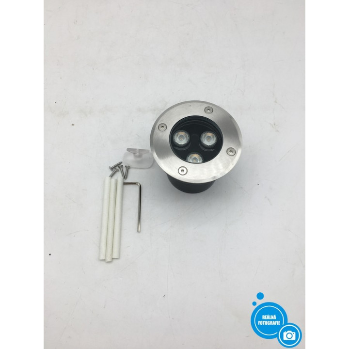 LED venkovní zapuštěné světlo MH-DMD-01, 3W