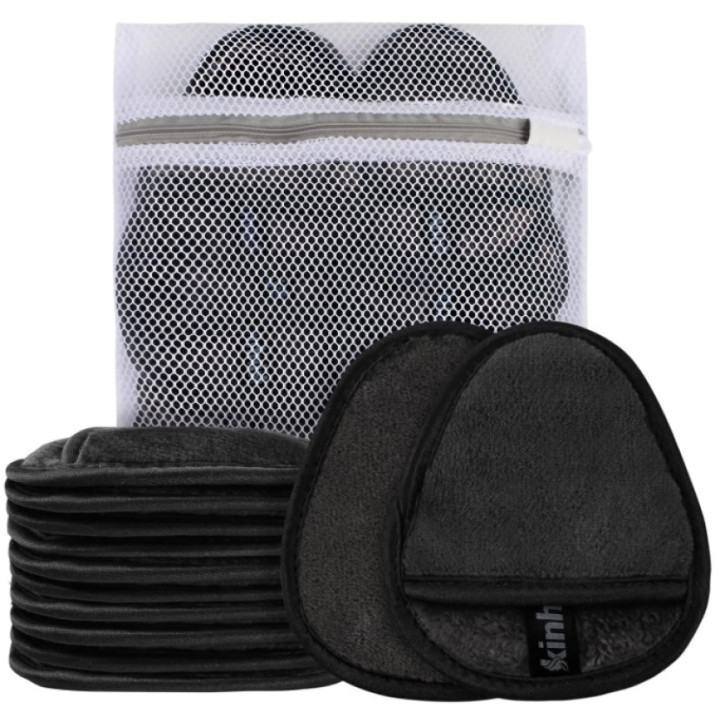 Opakovaně použitelné odličovací polštářky KinHwa Makeup Remover Pads, 12ks