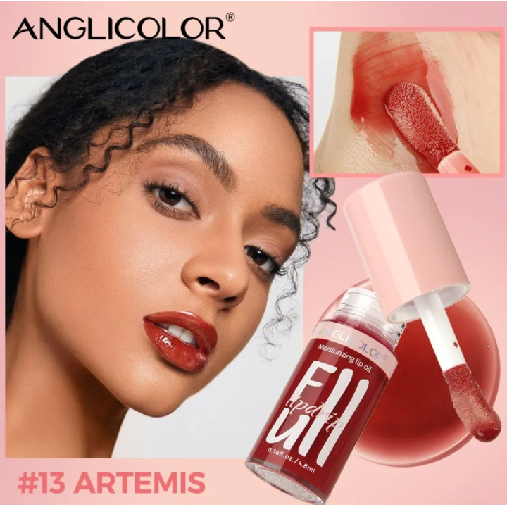 Lesk na rty Anglicolor Lipgloss, odstín 13 Aremis, 4.8ml