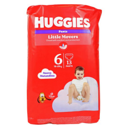 Plenkové kalhotky Huggies 6, 15-25kg, 13ks