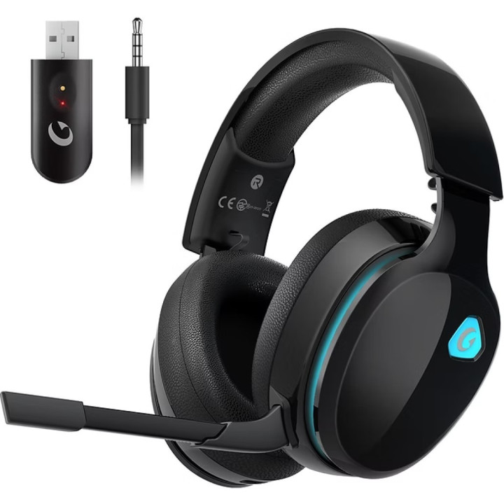 Bluetooth herní sluchátka s mikrofonem Gvyugke Captain 300, 5V, černá